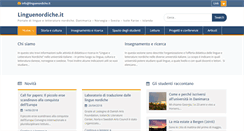 Desktop Screenshot of linguenordiche.it